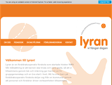 Tablet Screenshot of lyran.se